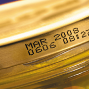 laser coding on jars