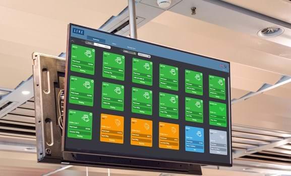 Linx PrinterNet remote printer monitoring on laptop and mobile phone