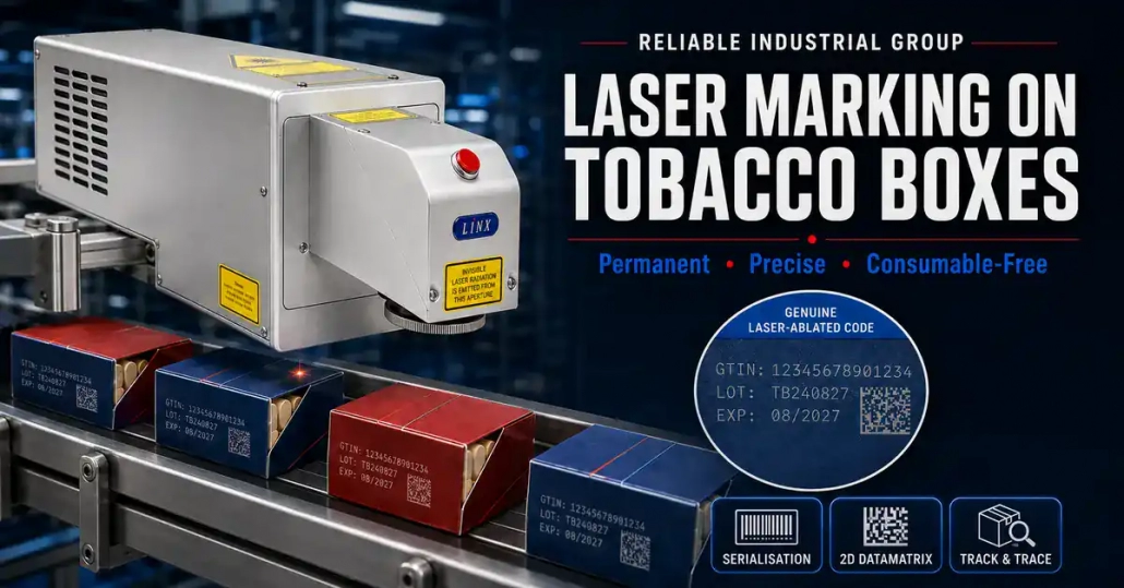 Laser Marking on Tobacco Boxes