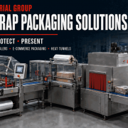 Shrink wrap packaging machines in UAE with L-sealer, continuous side sealer and heat tunnel