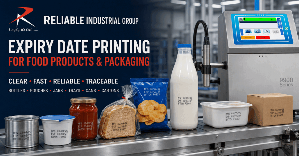 Linx 9900 expiry date printer for food products and packaging in UAE