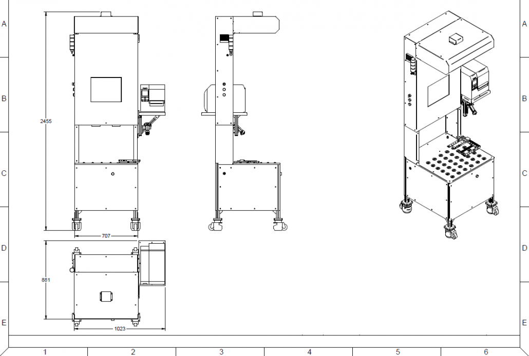 multi scanning station machine vision