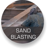 sand blasting