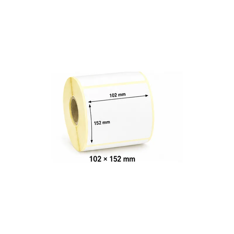 Thermal transfer shipping label roll 102 × 152 mm 4 × 6 inch UAE