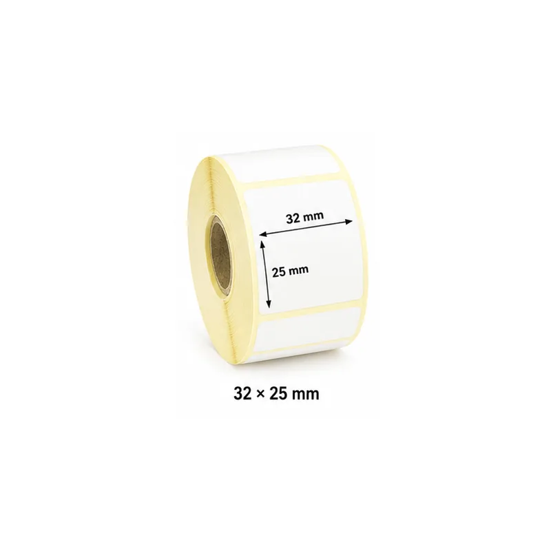 Thermal transfer label roll 32 × 25 mm for item identification UAE