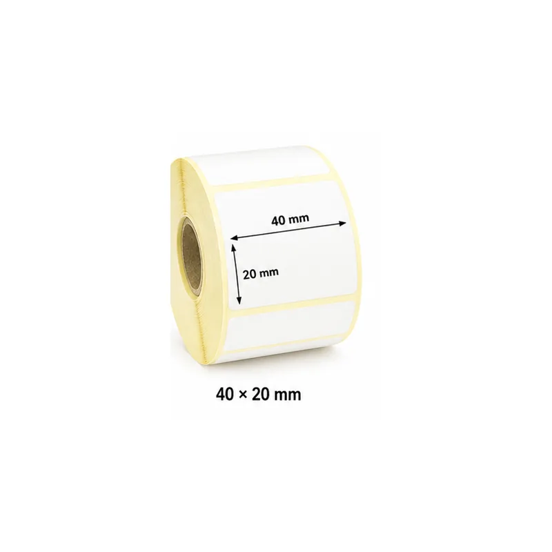 Thermal transfer barcode label roll 40 × 20 mm UAE
