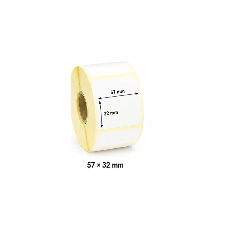 Thermal transfer label roll 57 × 32 mm for retail labels UAE