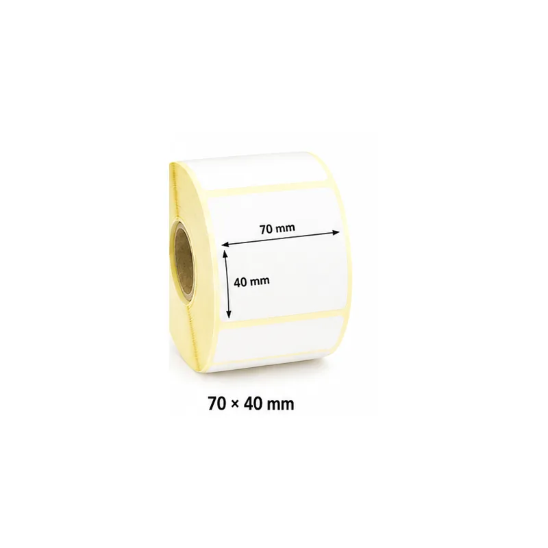 Thermal transfer label roll 70 × 40 mm for product packaging UAE