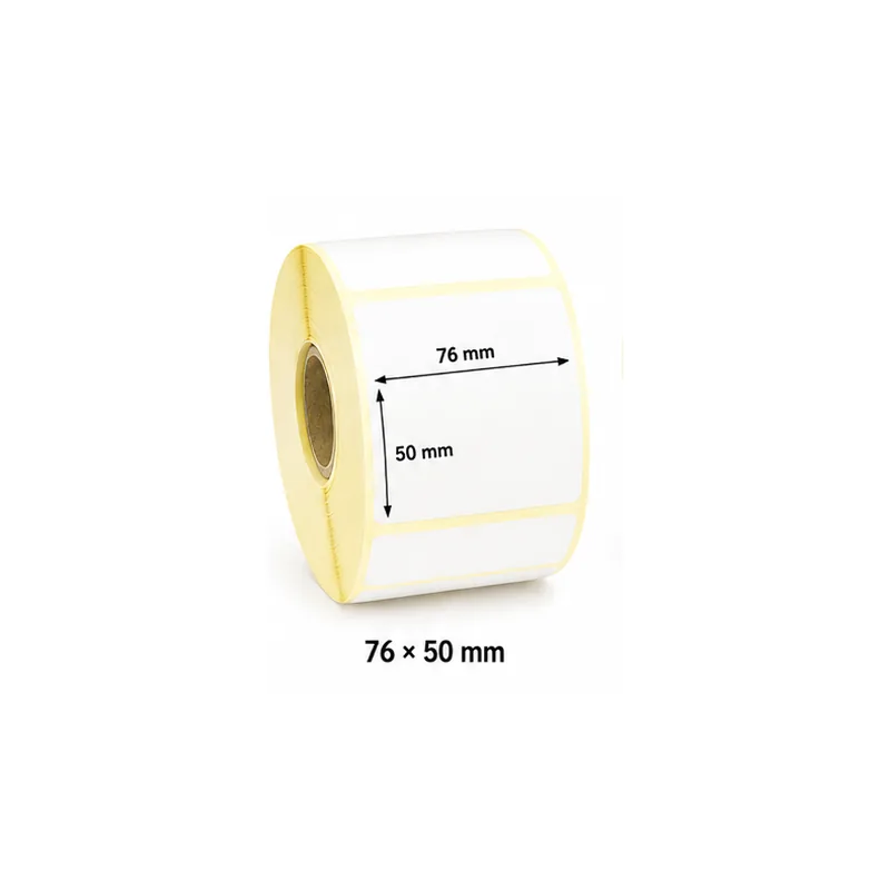 Thermal transfer label roll 76 × 50 mm for inventory labelling UAE